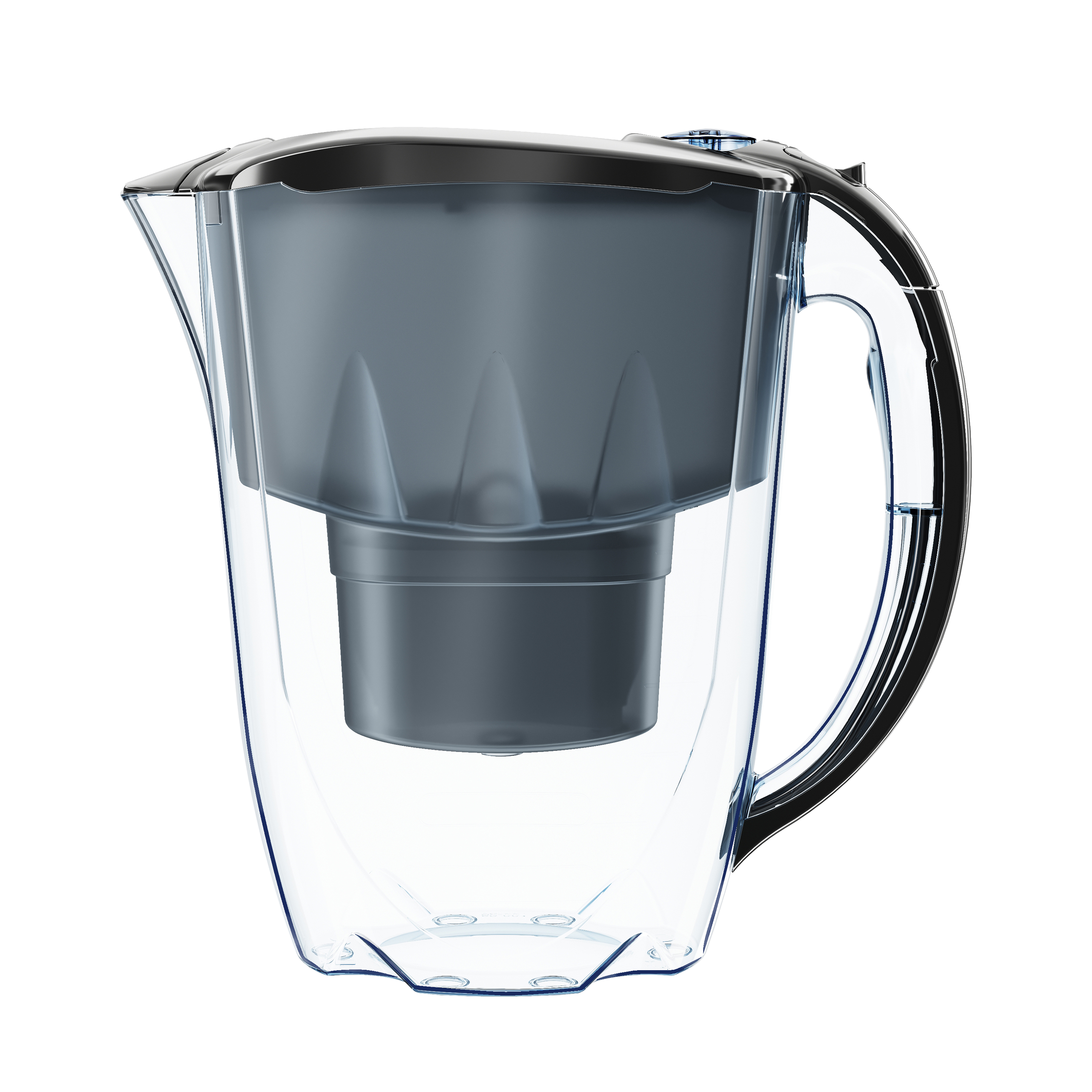 AQUAPHOR Amethyst Maxfor+ Caraffa Filtrante 2,8 L | Coperchio Scorrevole | Contatore Meccanico | 200 L