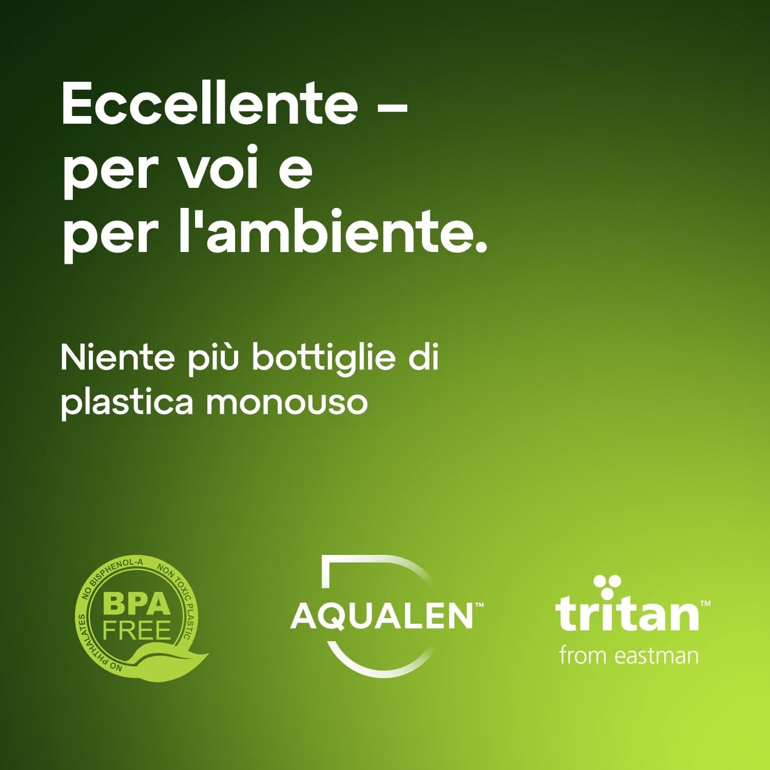 Kit AQUAPHOR City 0,5 L borraccia Filtrante con 3 Cartucce, fino a 450 L