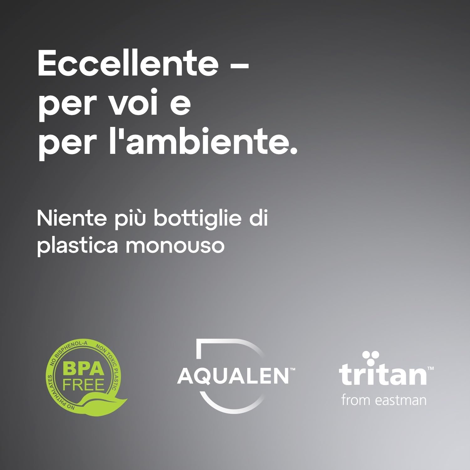 Kit AQUAPHOR City 0,5 L borraccia Filtrante con 3 Cartucce, fino a 450 L