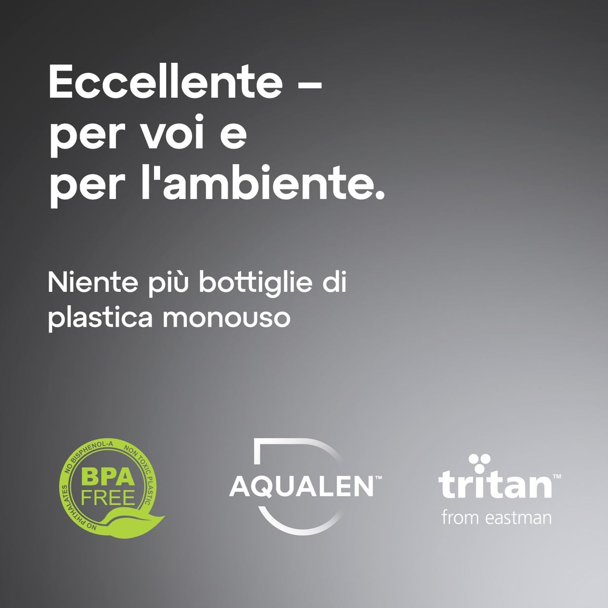 Kit AQUAPHOR City 0,5 L borraccia Filtrante con 3 Cartucce, fino a 450 L