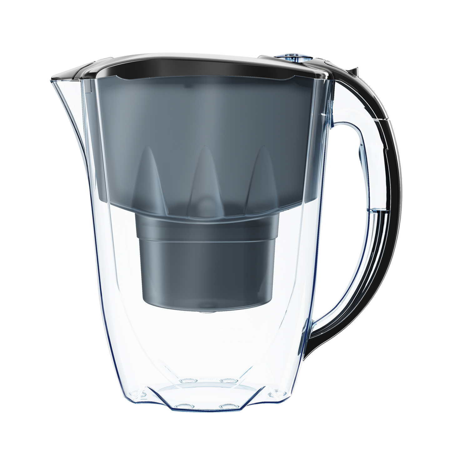 AQUAPHOR Amethyst Maxfor+ Caraffa Filtrante 2,8 L | Coperchio Scorrevole | Contatore Meccanico | 200 L