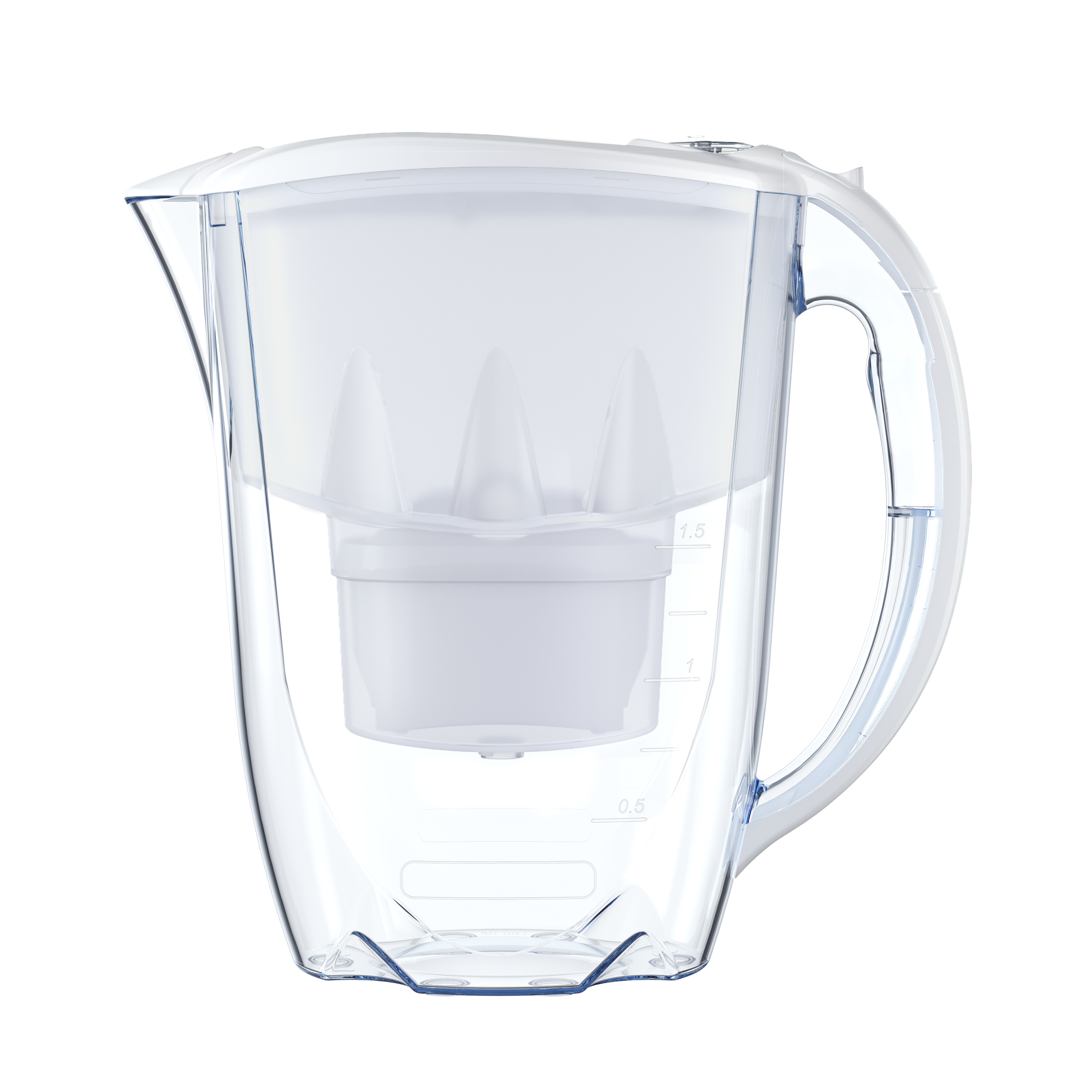 AQUAPHOR Amethyst Maxfor+ Water Filter Jug 2.8 L | Flip-Top Lid | Mechanical Counter