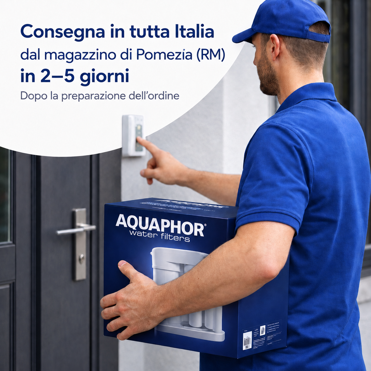 Depuratore AQUAPHOR RO-101S con K5 + K2 + K7M – Sistema a Osmosi Inversa con Kit Ricambio 12 Mesi
