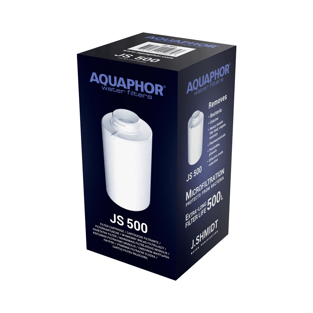 AQUAPHOR J. SHMIDT 500 Cartuccia Filtrante di Ricambio – 500 L | Protezione da Batteri e Cisti