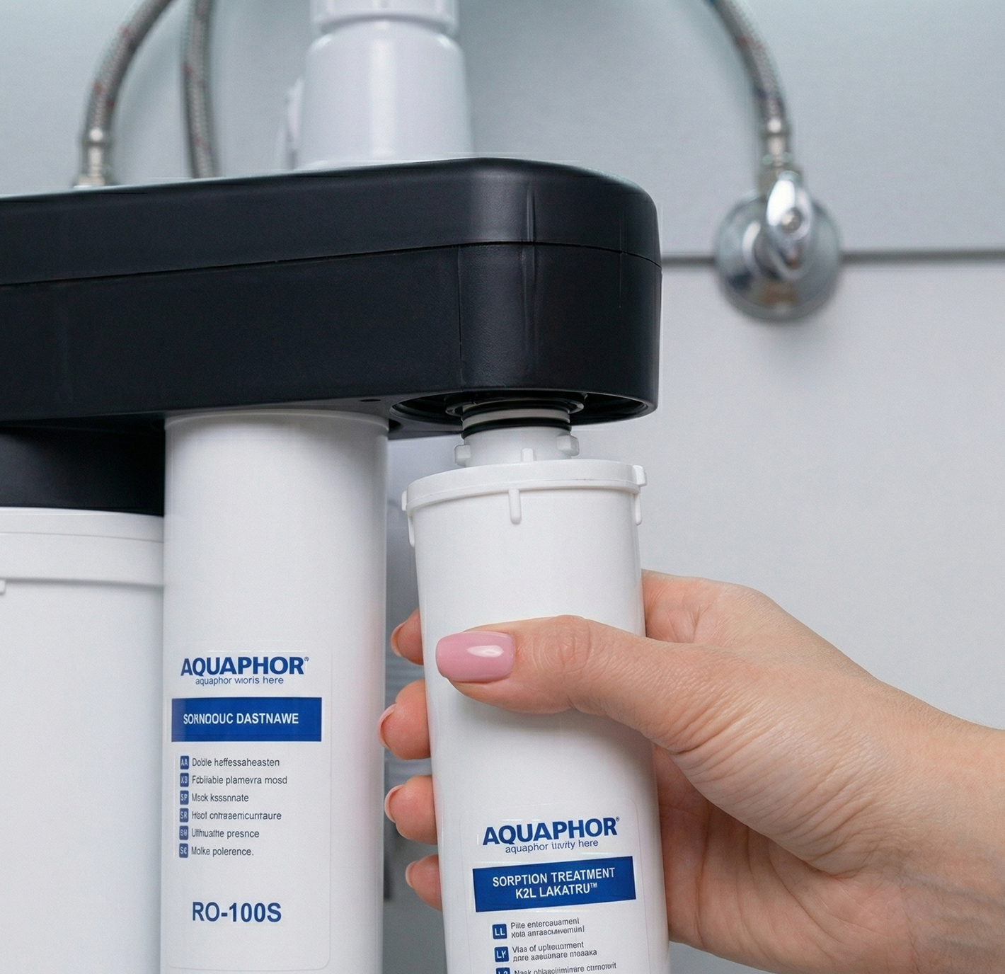 Depuratore acqua osmosi inversa compatta sottolavello AQUAPHOR RO-102S