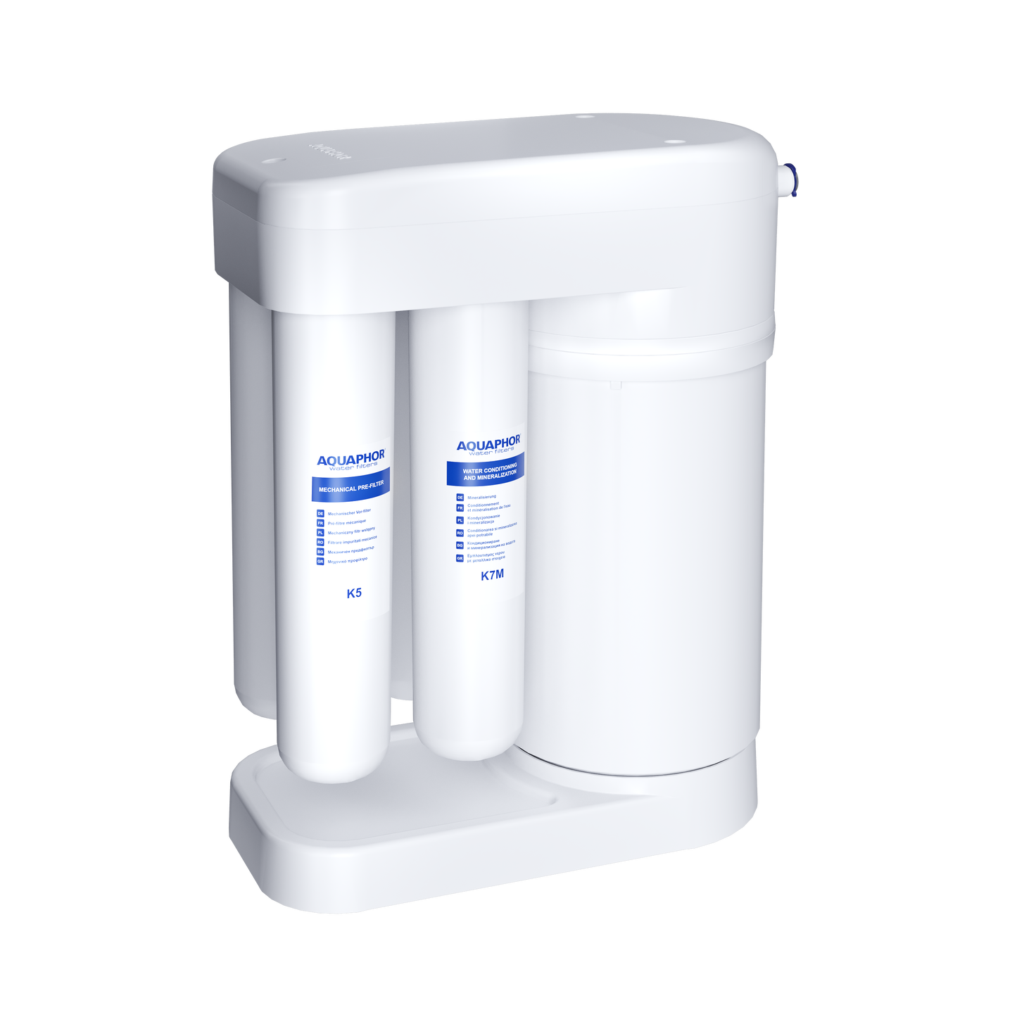 AQUAPHOR RO-101S Sistema ad Osmosi Inversa Compatto 5 L | 190 L/giorno | Acqua Pura per Bere e Cucina