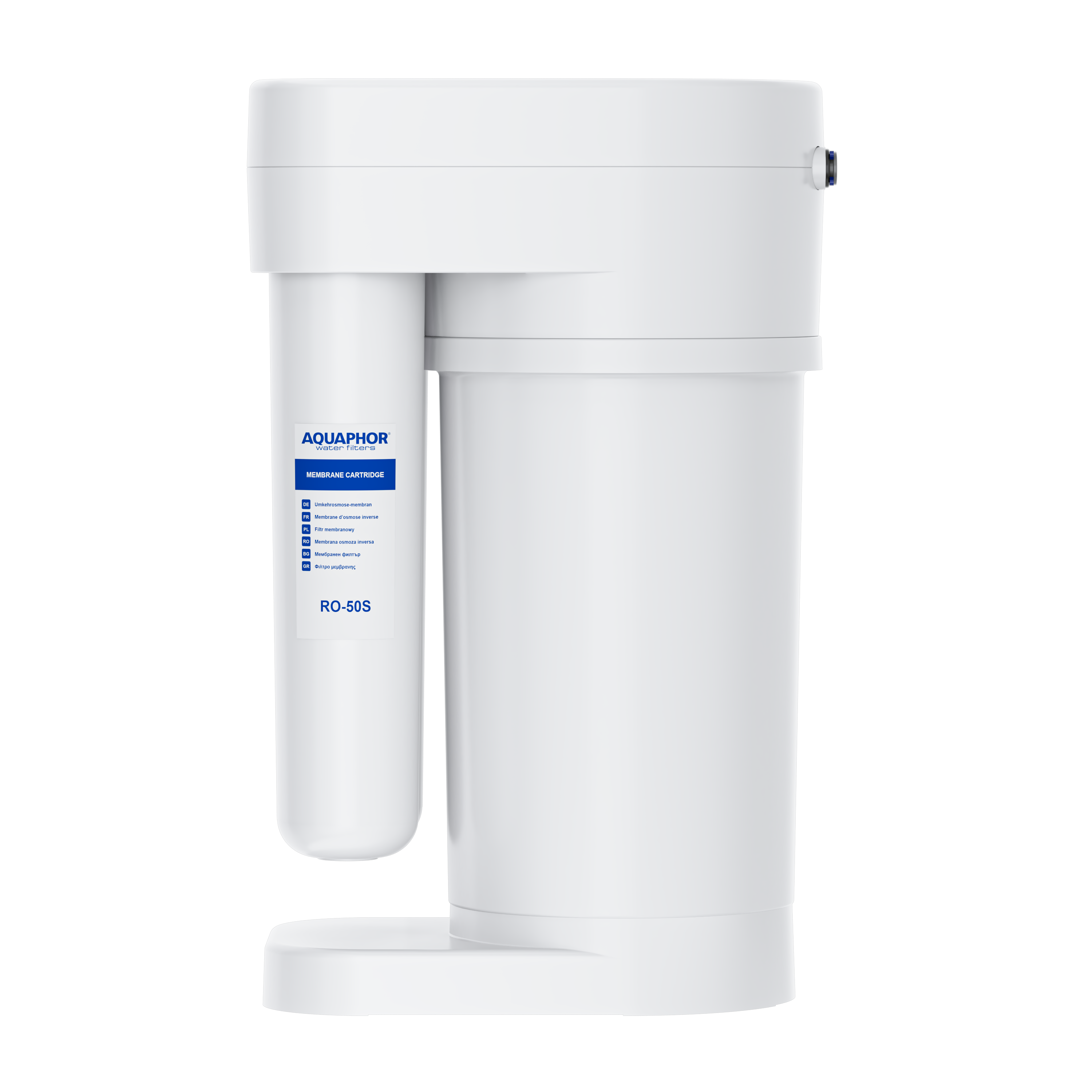 AQUAPHOR RO-70S Sistema ad Osmosi Inversa Compatto con Serbatoio 5 L | 190 L/giorno | 99,9% Batteri e Virus