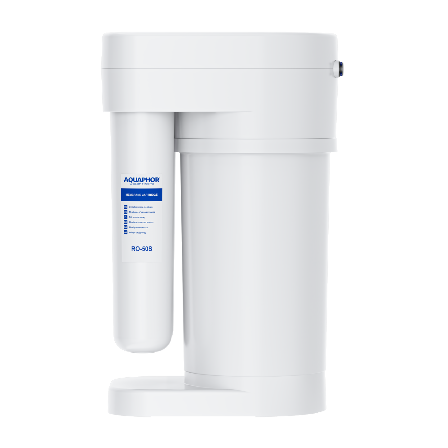 AQUAPHOR RO-70S Sistema ad Osmosi Inversa Compatto con Serbatoio 5 L | 190 L/giorno | 99,9% Batteri e Virus