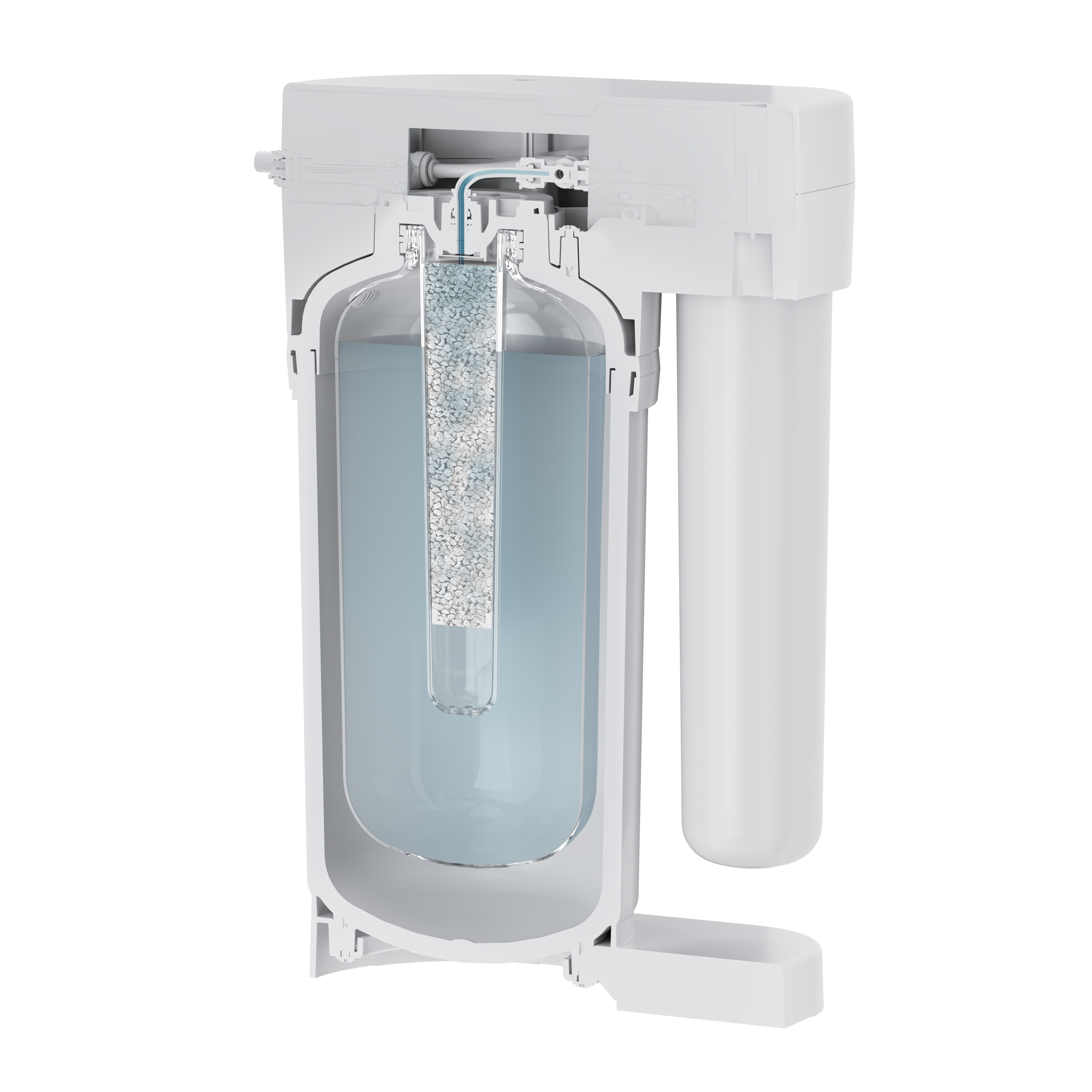 AQUAPHOR RO-70S Sistema ad Osmosi Inversa Compatto con Serbatoio 5 L | 190 L/giorno | 99,9% Batteri e Virus