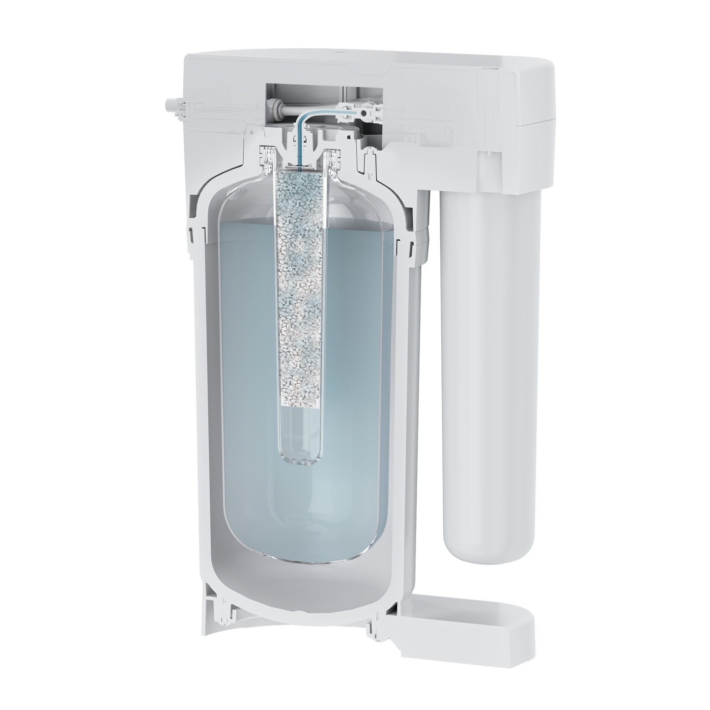 AQUAPHOR RO-70S Sistema ad Osmosi Inversa Compatto con Serbatoio 5 L | 190 L/giorno | 99,9% Batteri e Virus