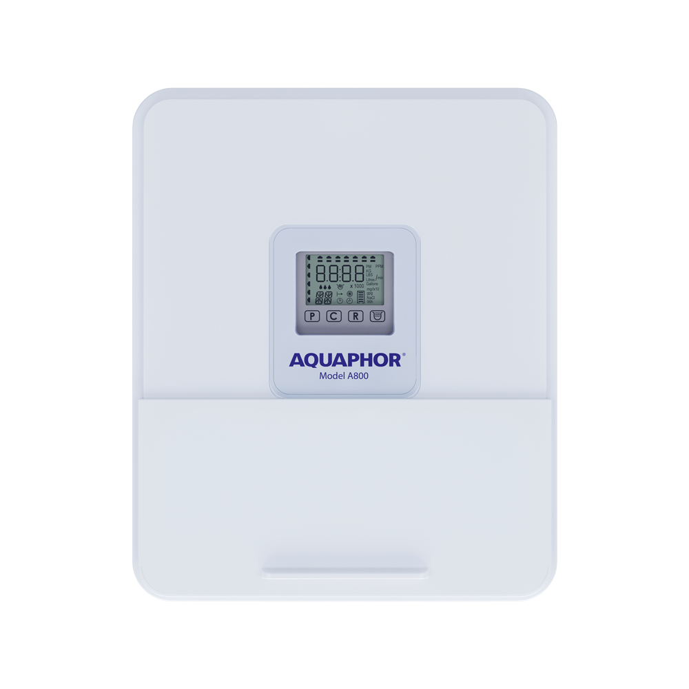 AQUAPHOR S800 Addolcitore d’Acqua Compatto per Tutta la Casa | 1,6 m³/h | Riduce Ferro e Manganese