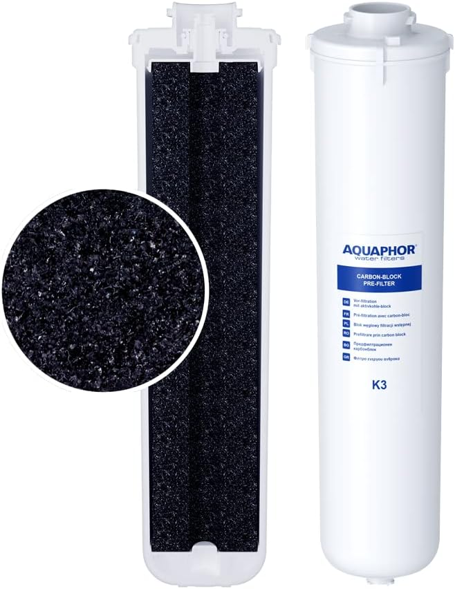 AQUAPHOR Crystal H – Depuratore Acqua Sottolavello Anticalcare con Set Ricambio K3 + KH + K7