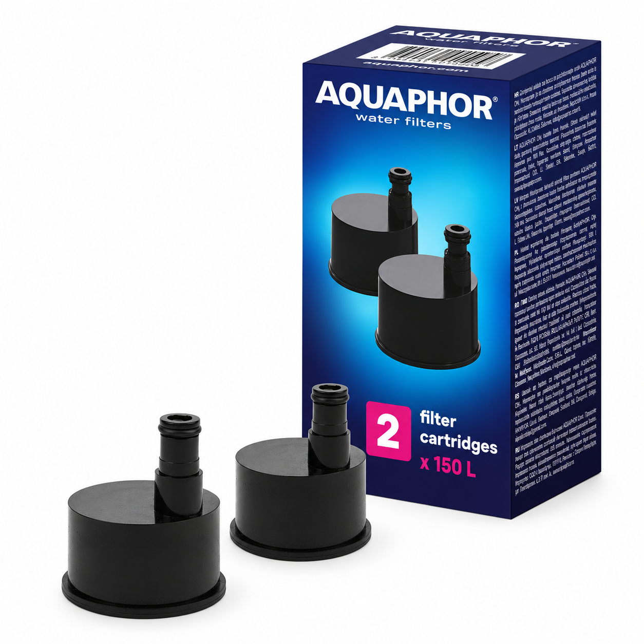 Kit AQUAPHOR City 0,65 L borraccia Filtrante con 3 Cartucce, fino a 450 L