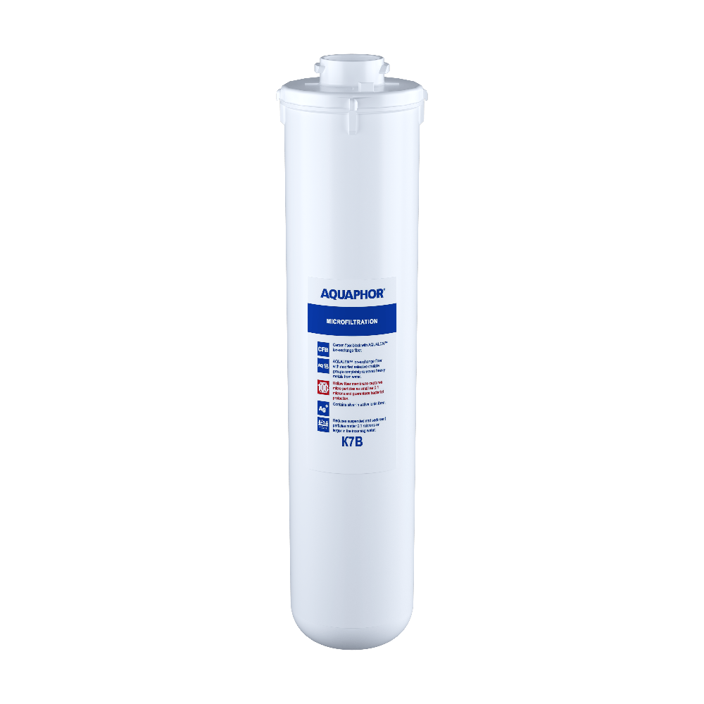 AQUAPHOR K7B Cartuccia Filtrante di Ricambio per Sistemi Crystal | Membrana a Fibra Cava 0,1 Micron