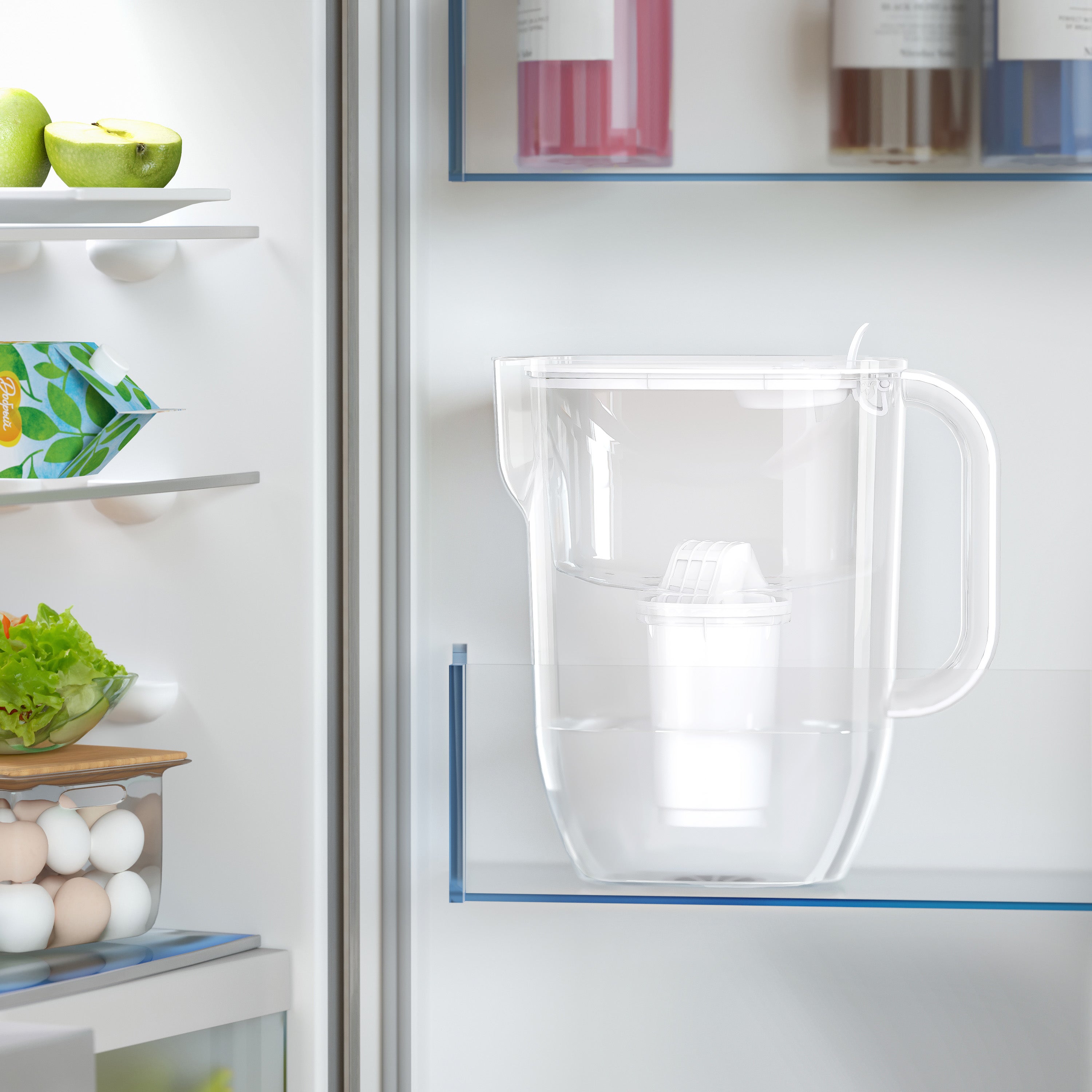 AQUAPHOR Vita A5 Caraffa Filtrante 3,2 L | Per Porta del Frigo | 350 L