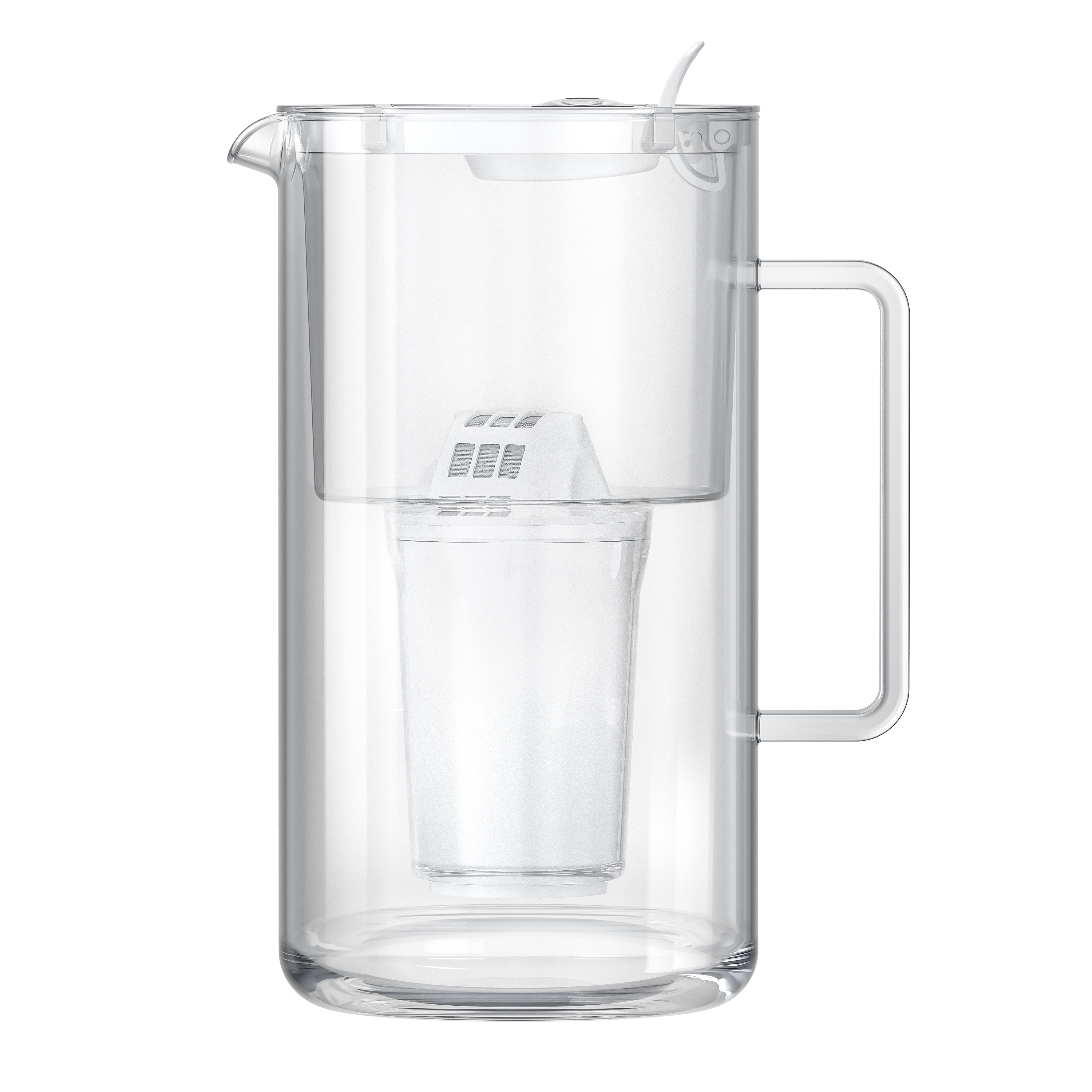 AQUAPHOR Nord A5 Glass Filter Jug 2.5 L | Filter Counter | 350 L