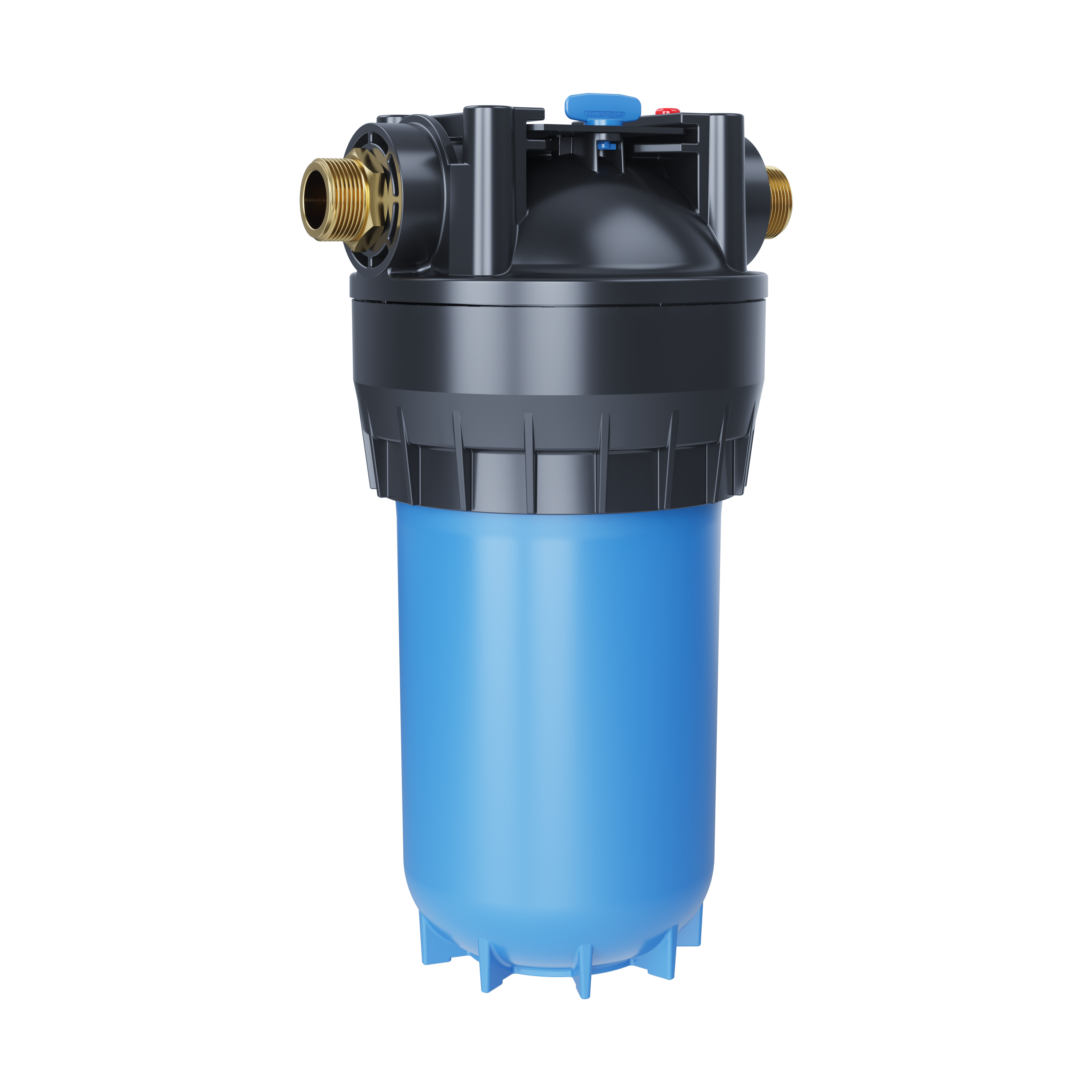 AQUAPHOR Gross 10" Contenitore Prefiltro Compatto per Acqua Fredda | Per Sedimenti e Protezione Impianti
