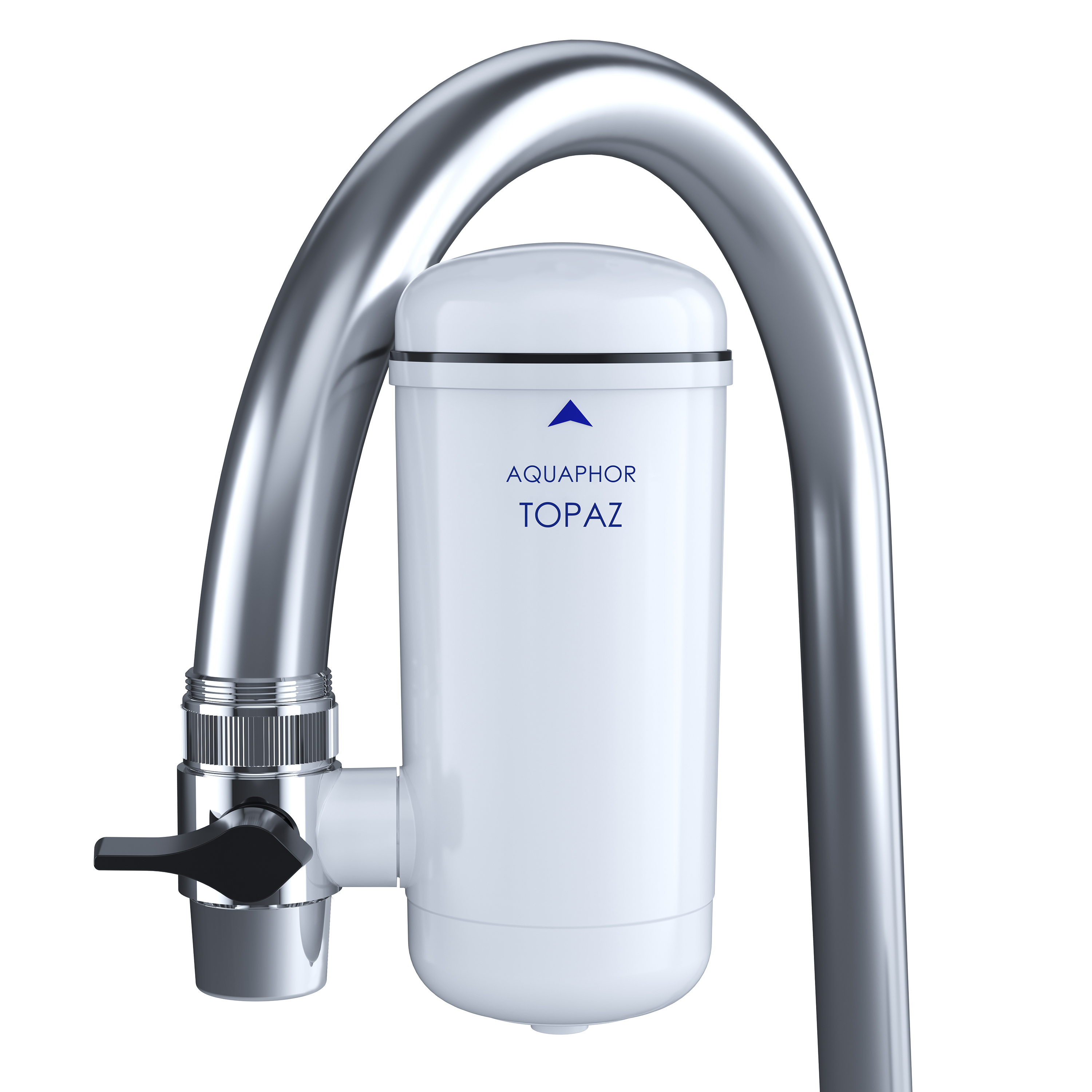AQUAPHOR Topaz tap filter + 2 cartridges | Compact drinking water kit up to 2250 L